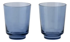 Waterglas Muuto Raise Dark Blue 300 ml (Set van 2)