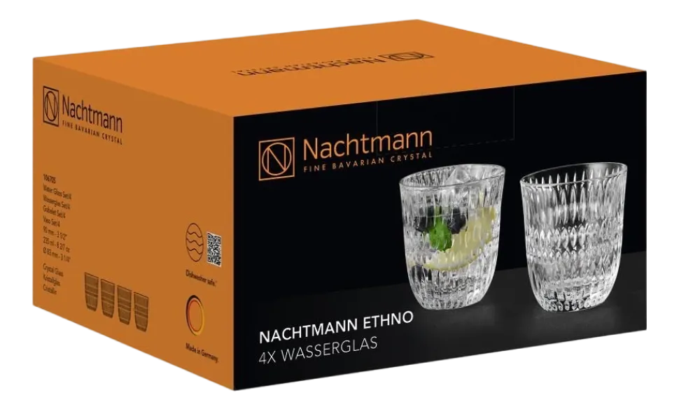 Waterglas Nachtmann Ethno 235 ml (Set van 4)