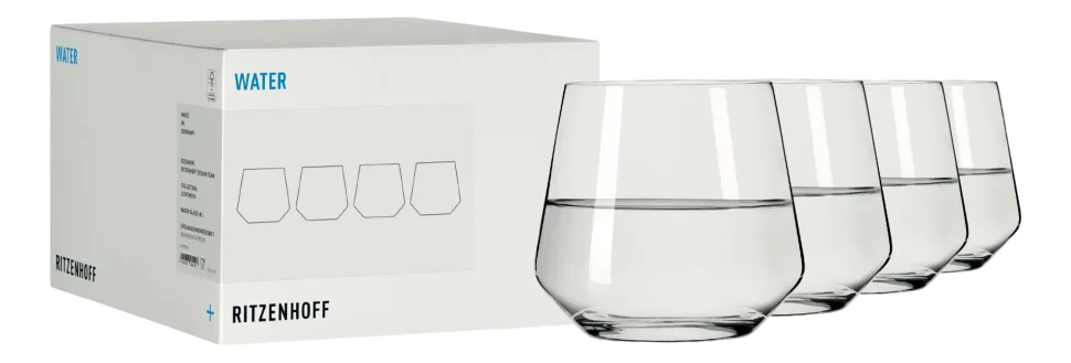 Waterglas Ritzenhoff Lichtweiss Carlos 420 ml (Set van 4)