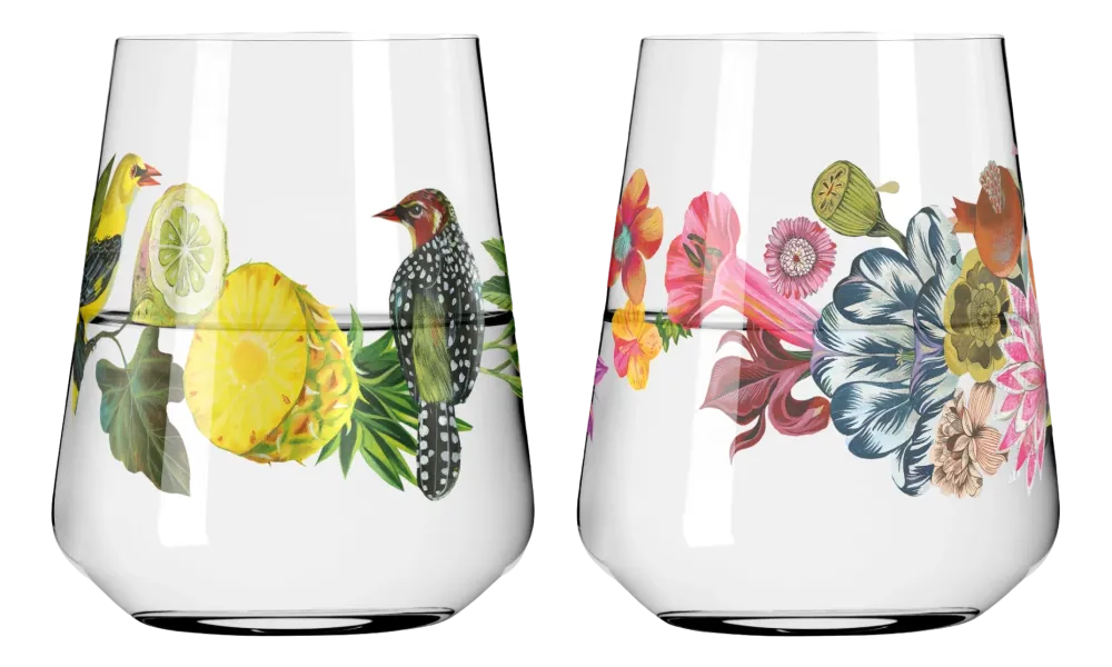 Ritzenhoff Waterglas Sommertau #1 #2 500 ml (Set van 2) New