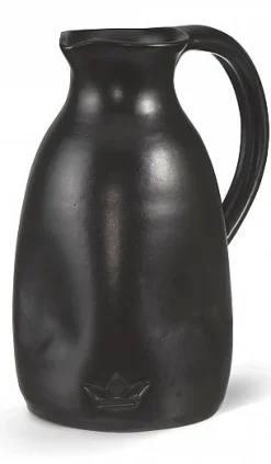 Waterkan Dutchdeluxes Dented Jug Medium Black Matt 750ml