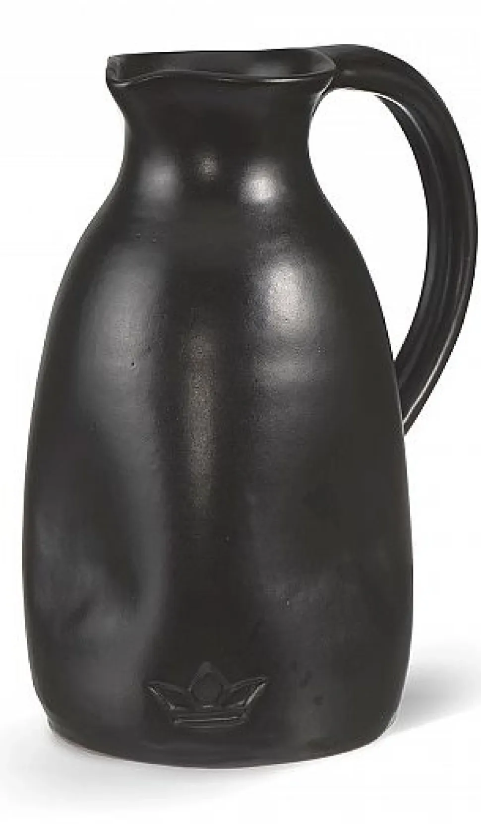 Waterkan Dutchdeluxes Dented Jug Medium Black Matt 750ml