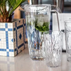 Waterkan Koziol Club Pitcher Transparent Grey