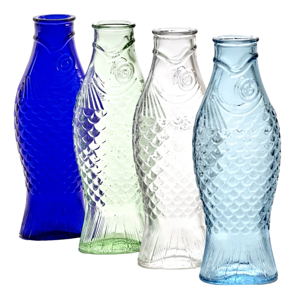 Waterkan Serax Fish & Fish glassware by Paola Navone Light Blue 850 ml