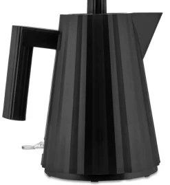Alessi Waterkoker Plisse Black 1 L New