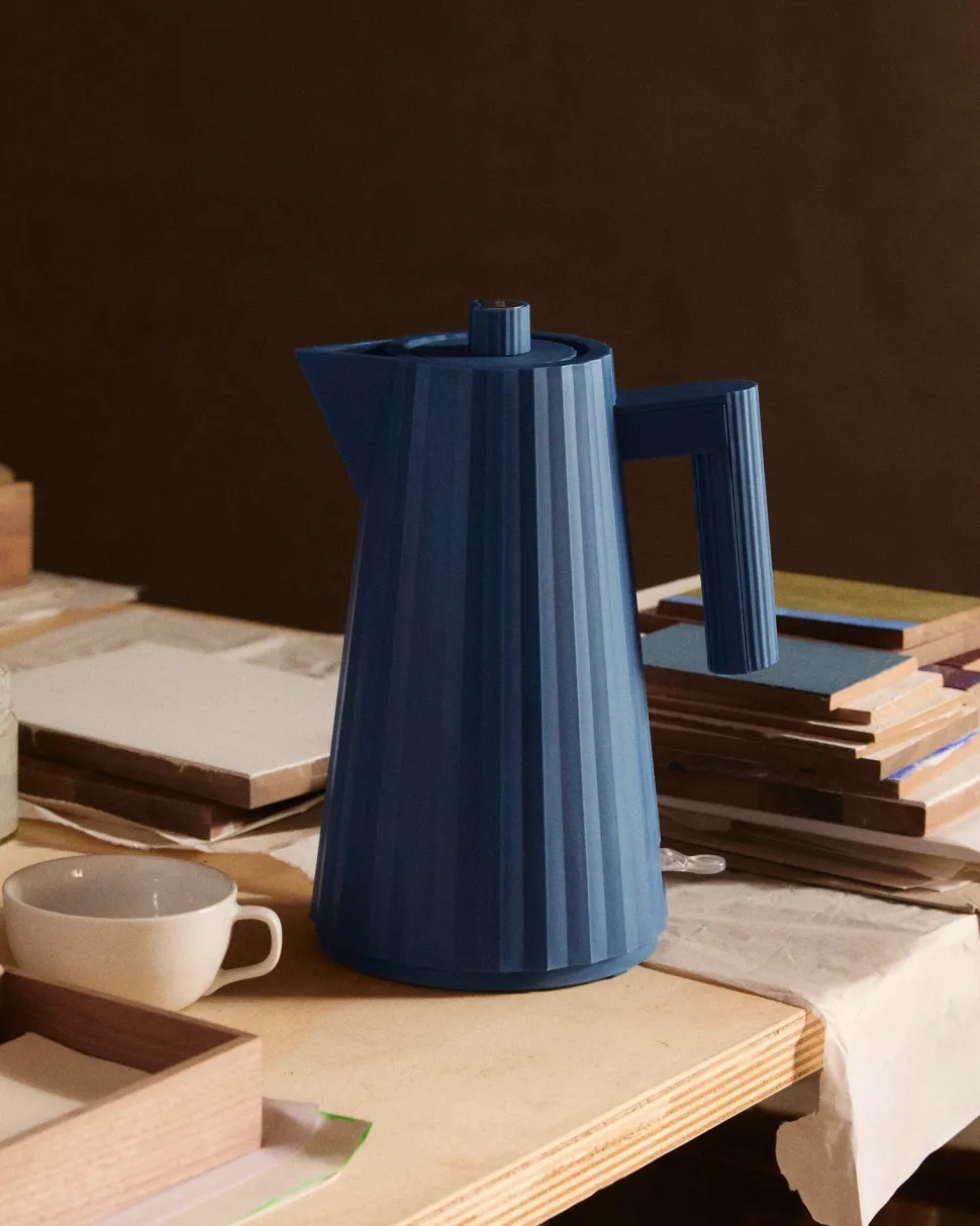 Waterkoker Alessi Plisse MDL06 Blue 1.0L