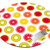 Weegschaal Pebbly Rond Geel