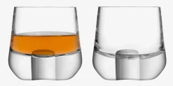 Whiskyglas L.S.A. Whiskey Cut Tumbler Glas 180 ml (2-Delig)