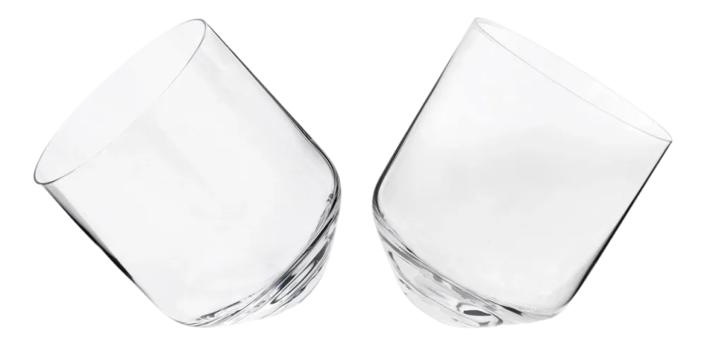Viski Whiskyglas Rolling Crystal 354 ml (Set van 2) Outlet