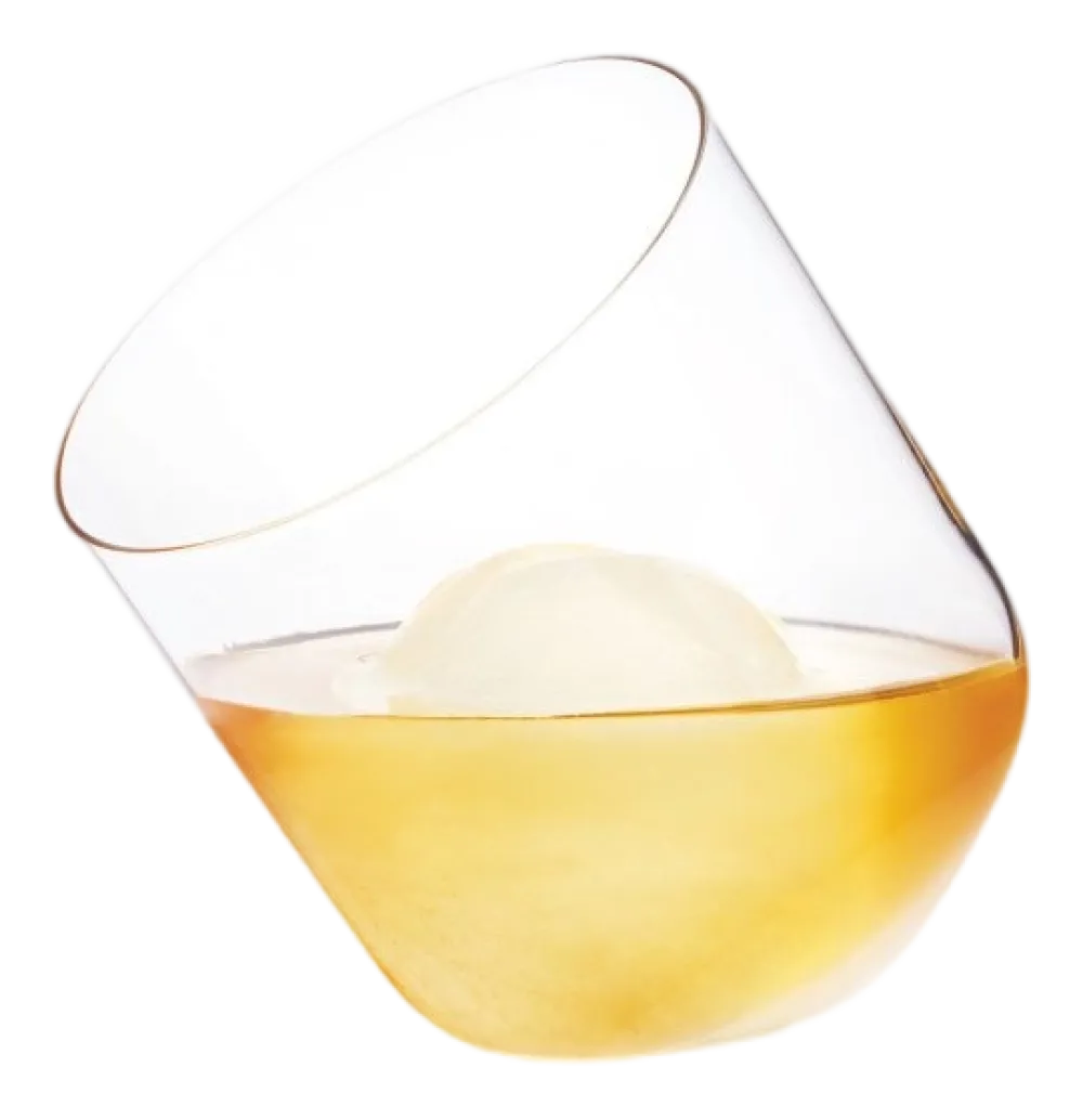 Viski Whiskyglas Rolling Crystal 354 ml (Set van 2) Outlet