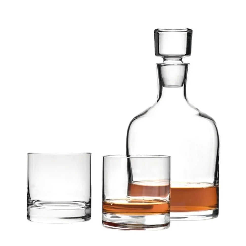 Whiskykaraf Leonardo Ambrogio (+ 2 glazen)