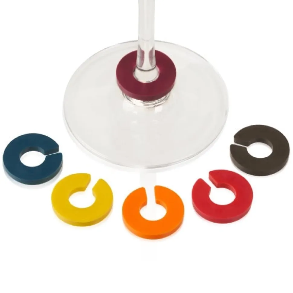 Wijndop Innovine Stopper en Charms (Set van 7)