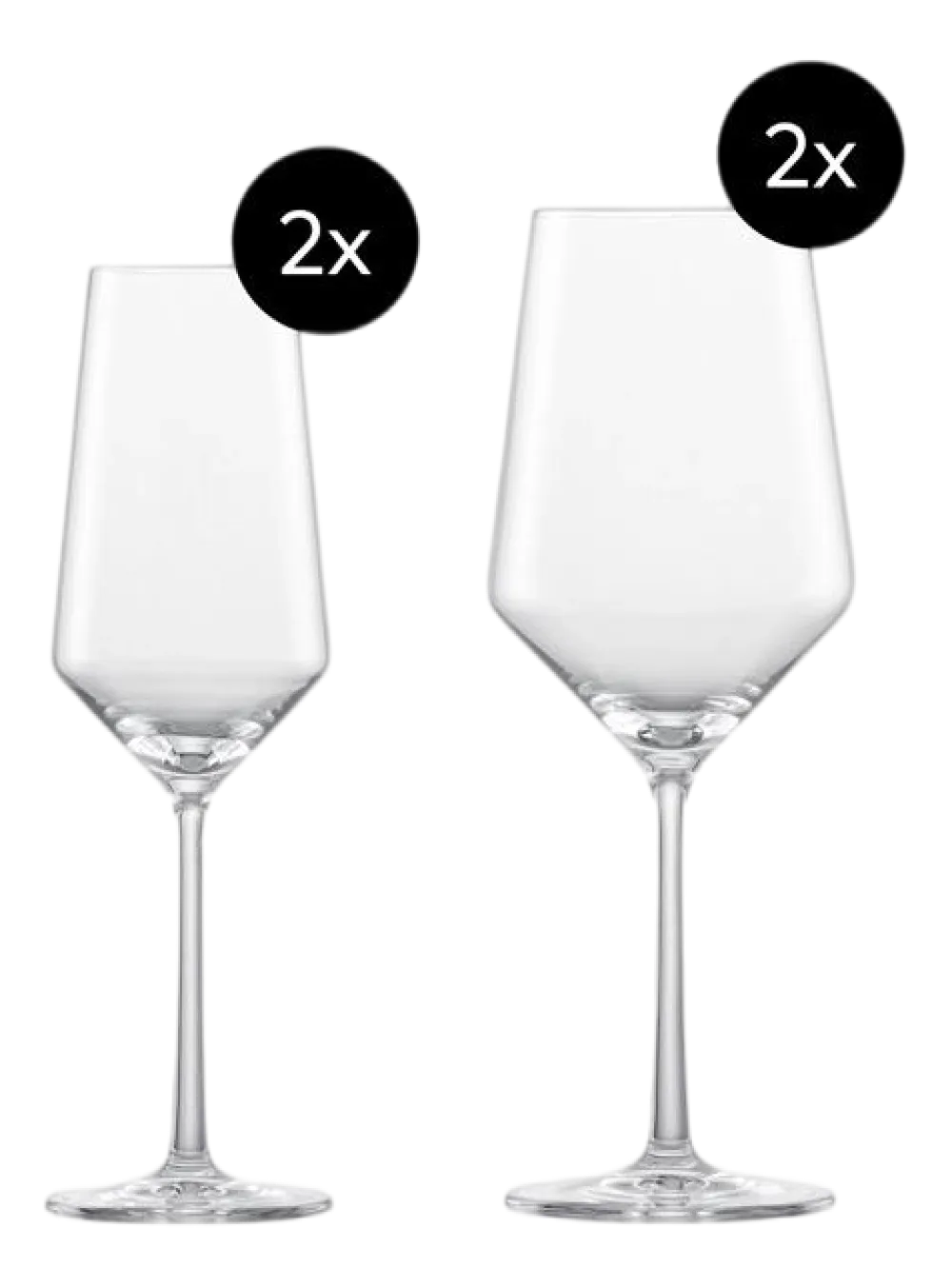 Zwiesel Glas Wijn- en Champagneglas Pure (Set van 4) New
