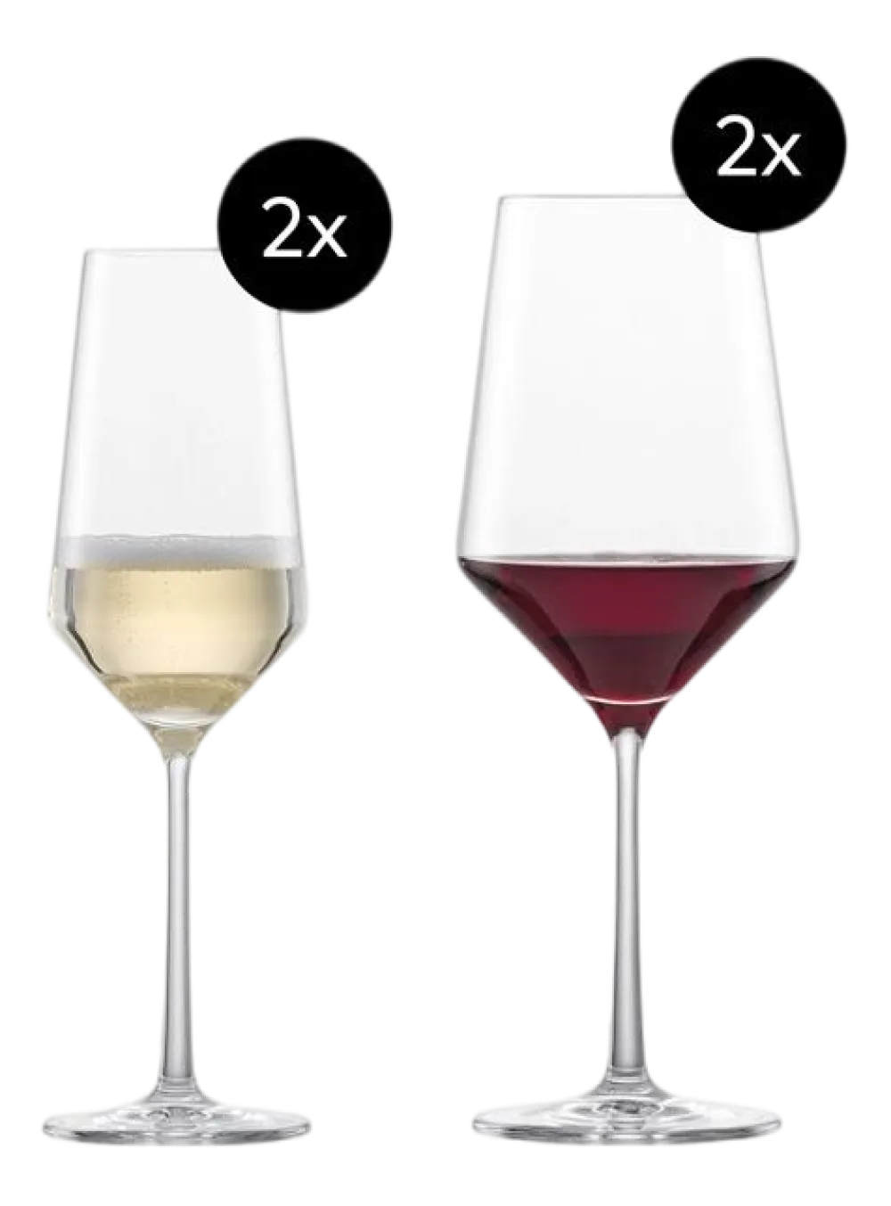 Zwiesel Glas Wijn- en Champagneglas Pure (Set van 4) New