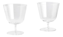 HAY Wijnglas Curve Stem Glass Small (Set van 2) Best