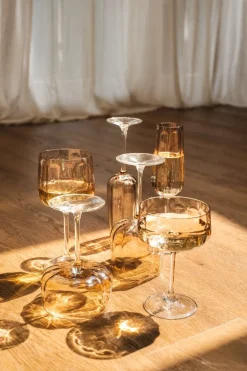 Wijnglas Leopold Vienna Corvina Bruin 490 ml (Set van 2)