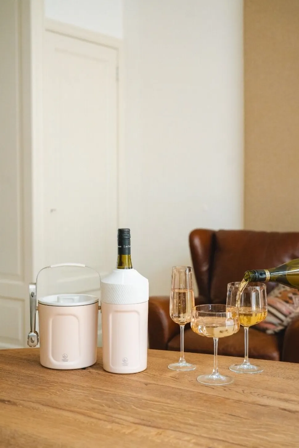 Wijnglas Leopold Vienna Corvina Bruin 490 ml (Set van 2)