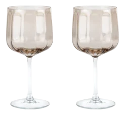 Wijnglas Leopold Vienna Corvina Bruin 490 ml (Set van 2)
