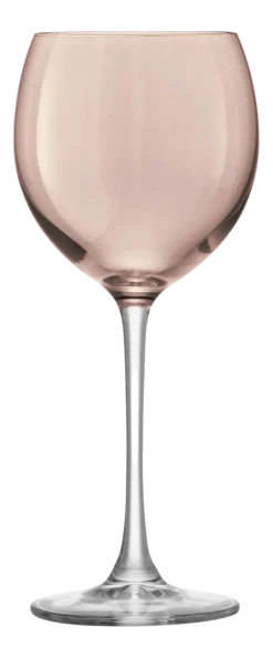 L.S.A. Wijnglas Polka Metallic 400 ml (Set van 4) Clearance