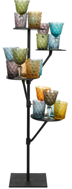 POLSPOTTEN Wijnglas Blocks Multi (Set van 6) Sale