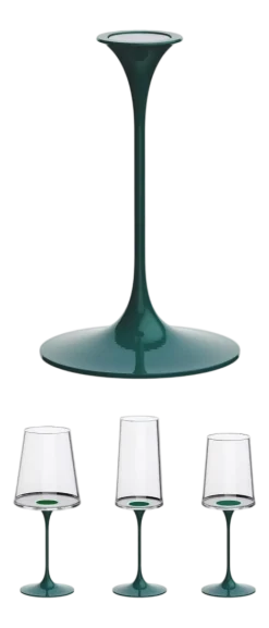 Trebonn Wijnglas Steel SplitGlass Groen New