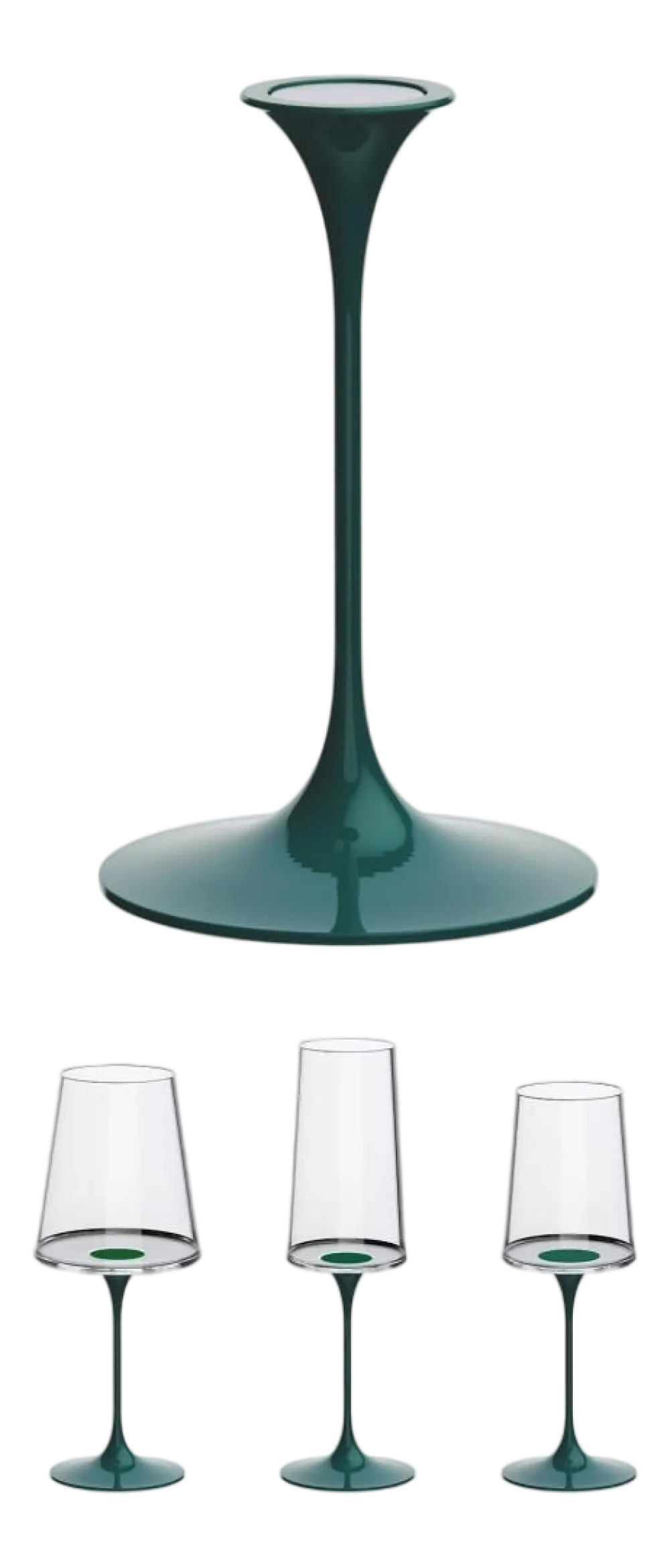 Trebonn Wijnglas Steel SplitGlass Groen New