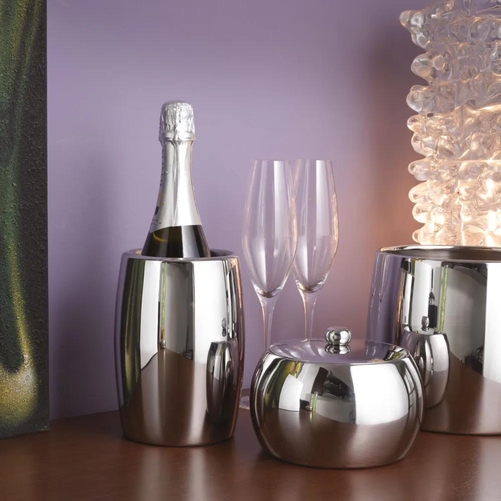 Sambonet Wijnkoeler Sphera Insulated Silverplated Discount