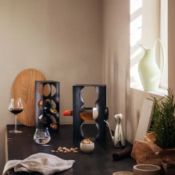 Wijnrek Georg Jensen Alfredo RVS Saffron