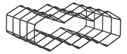 Zone Denmark Wijnrek Rocks Black 28,8 cm Best