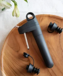 Coravin Wijnstop Pivot Zwart (Set van 6) Clearance