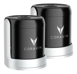 Coravin Wijnstop Sparkling Zilver (Set van 2) Clearance