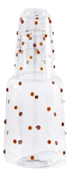 POLSPOTTEN Wine Pitcher Nob Amber 2L Discount