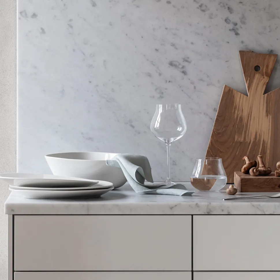Witte Wijnglas Georg Jensen Sky Crystalline 350 ml (Set van 6)