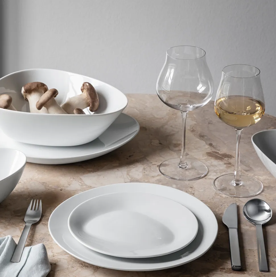 Witte Wijnglas Georg Jensen Sky Crystalline 350 ml (Set van 6)