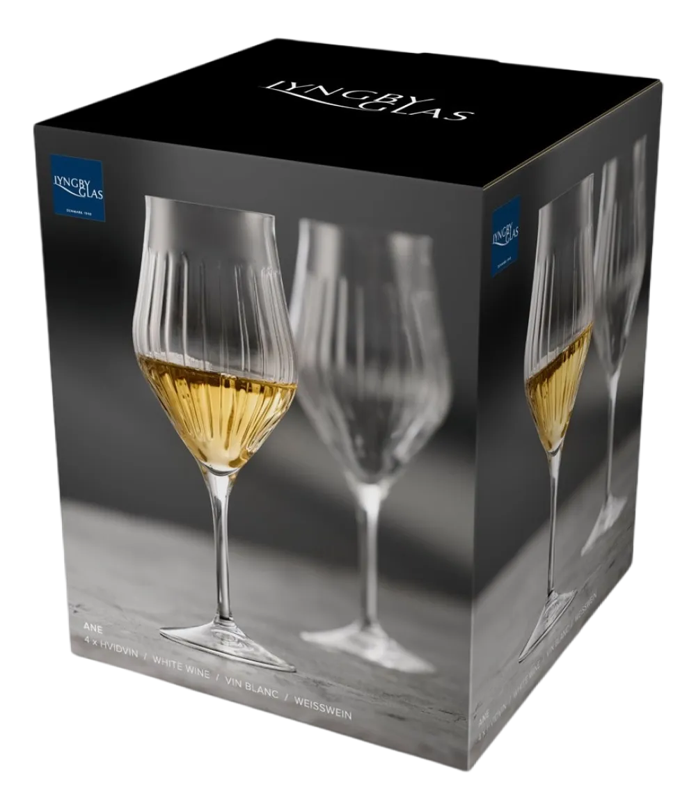 Lyngby Witte Wijnglas Ane Clear 550 ml (Set van 4)
