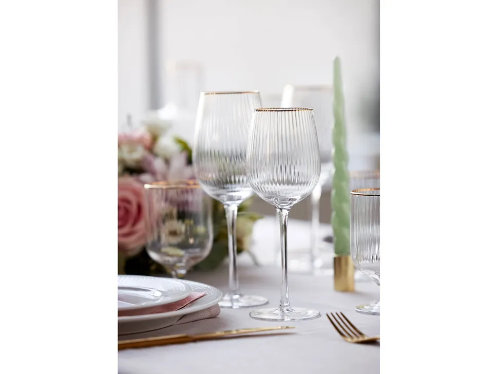 Witte Wijnglas Lyngby Palermo Clear 300 ml (Set van 4)