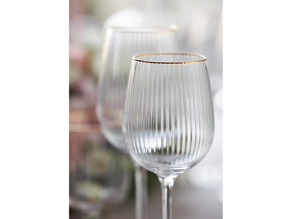 Witte Wijnglas Lyngby Palermo Clear 300 ml (Set van 4)