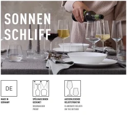 Witte Wijnglas Ritzenhoff Sonnenschliff 400 ml (Set van 2)