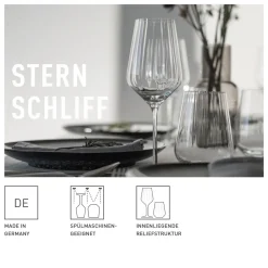 Witte Wijnglas Ritzenhoff Sternschliff #3 380 ml (Set van 2)
