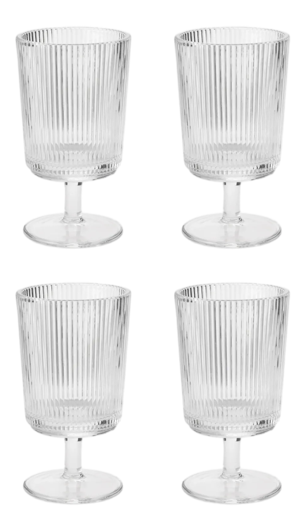 Witte Wijnglas Stelton Pilastro Clear 180 ml (Set van 4)