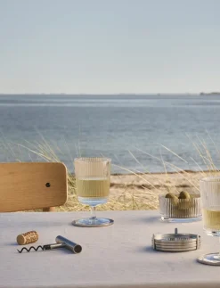 Witte Wijnglas Stelton Pilastro Clear 180 ml (Set van 4)