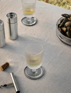 Witte Wijnglas Stelton Pilastro Clear 180 ml (Set van 4)
