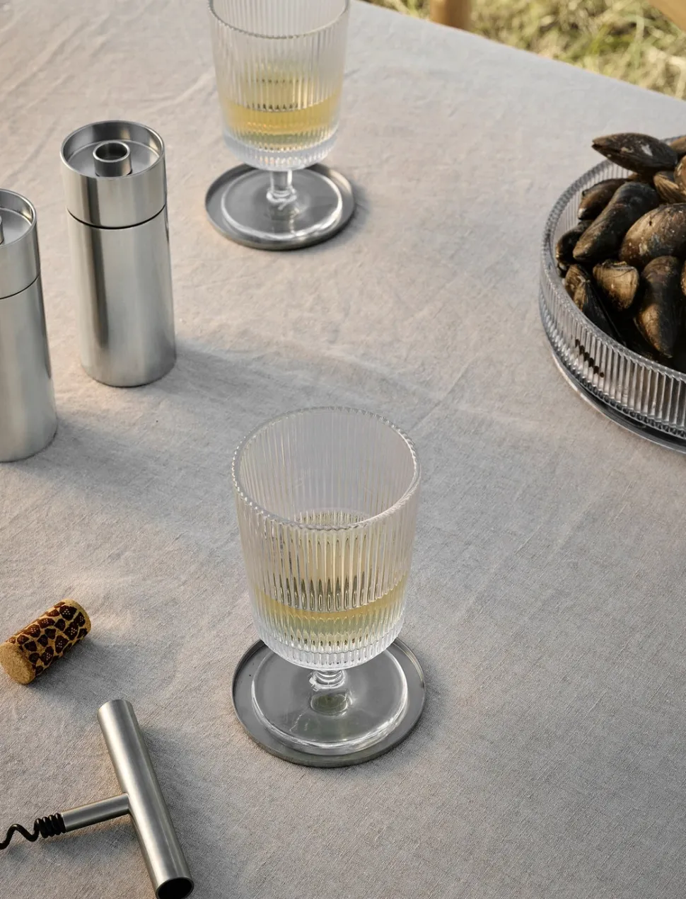 Witte Wijnglas Stelton Pilastro Clear 180 ml (Set van 4)