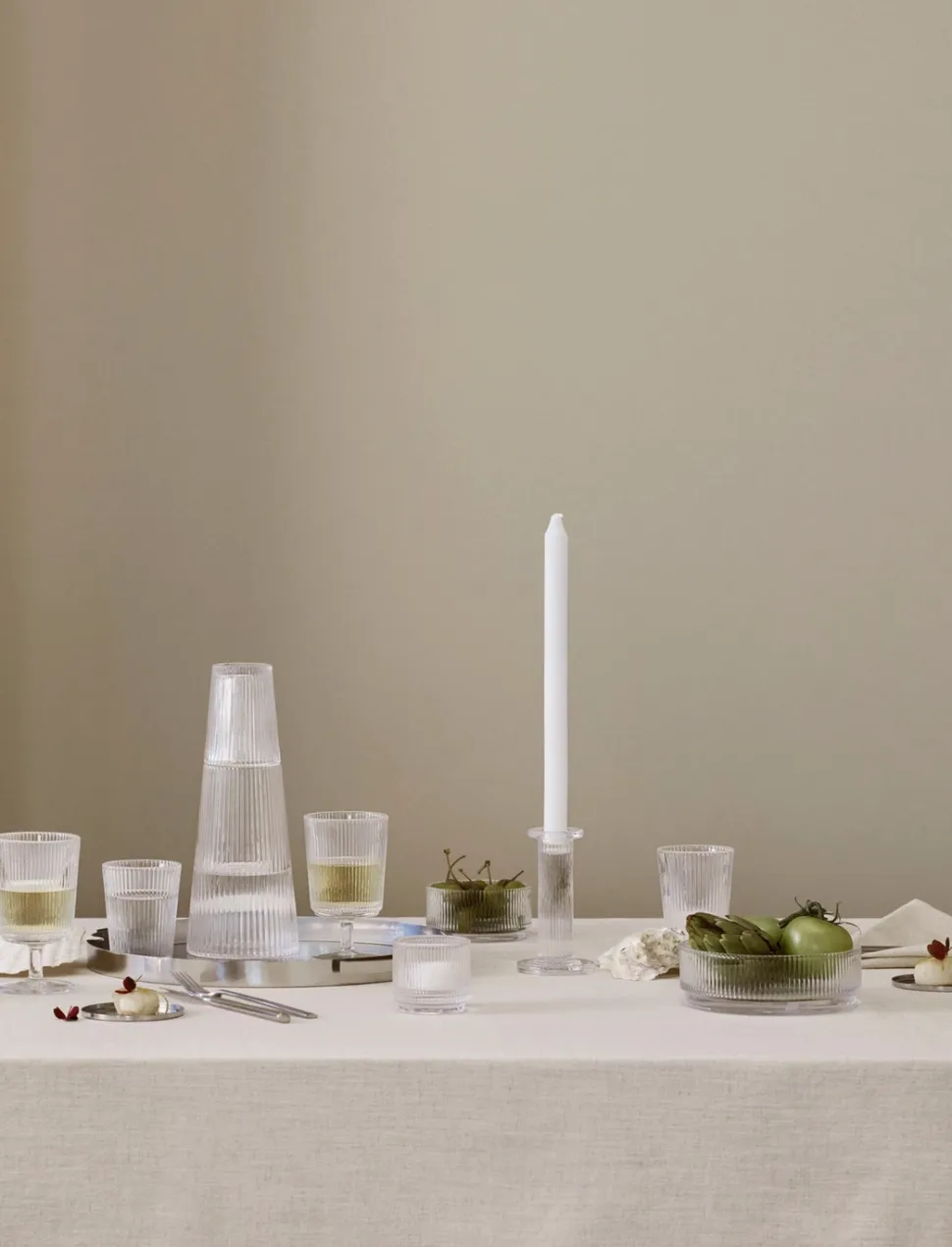 Witte Wijnglas Stelton Pilastro Clear 180 ml (Set van 4)
