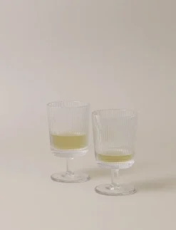 Witte Wijnglas Stelton Pilastro Clear 180 ml (Set van 4)