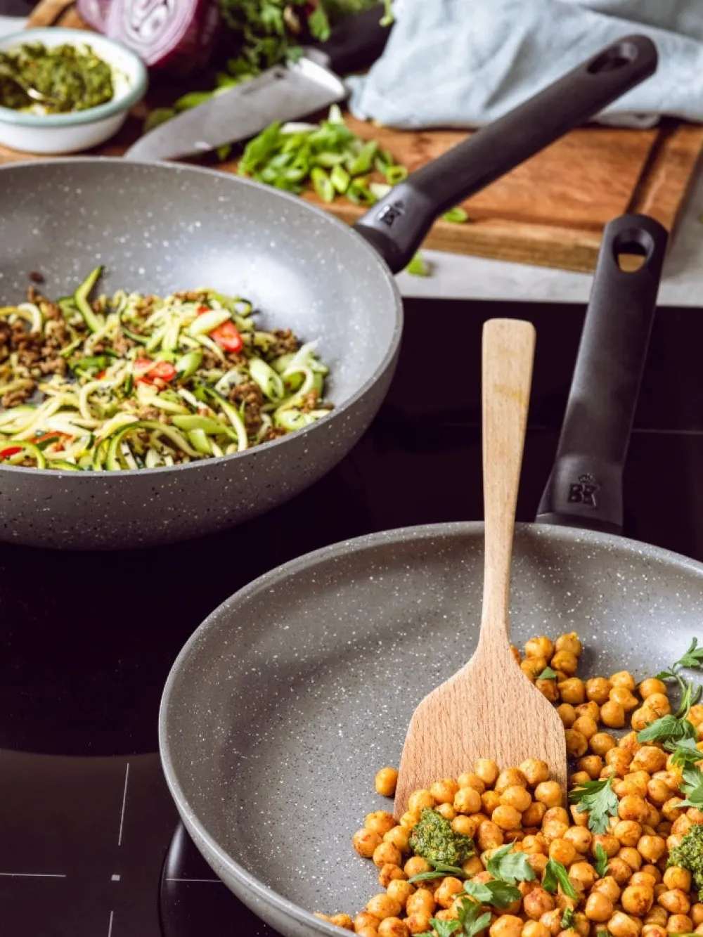 BK Wok Granite Ceramic Wok 28 cm