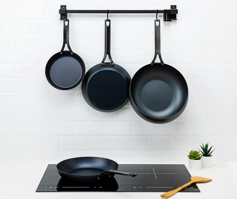 Wokpan BK Black Steel Wokarang 30 cm