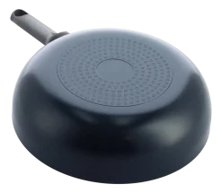Wokpan BK Enjoy Met Keramische Antikleeflaag Met Deksel 28 cm