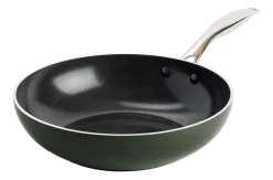 Wokpan Dagelijkse Kost Door Jeroen Meus Met Keramische Antikleeflaag 28 cm