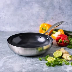Wokpan Greenpan Geneva Met Keramische Antikleeflaag 28 cm